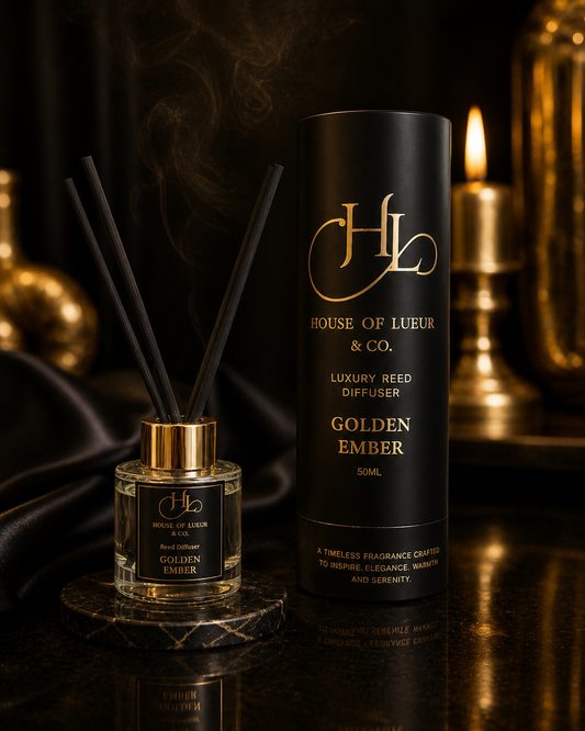 Luxury Reed Diffuser - Golden Ember